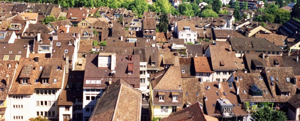 Blick auf die Dächer der Altstadt